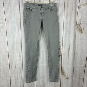 Celebrity Pink Jeans Low Rise Skinny Stretchy Comfort Pants Gray Size 1 Juniors